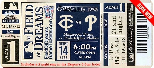 Field of Dreams Ticket 03 Field of Dreams Ticket 03