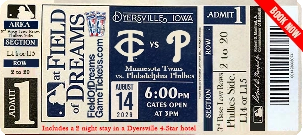 Field of Dreams Ticket 04 Field of Dreams Ticket 04