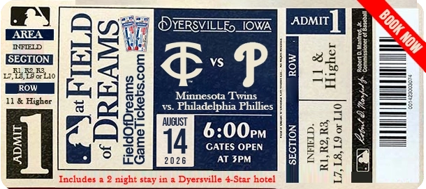 Field of Dreams Ticket 04 Field of Dreams Ticket 04